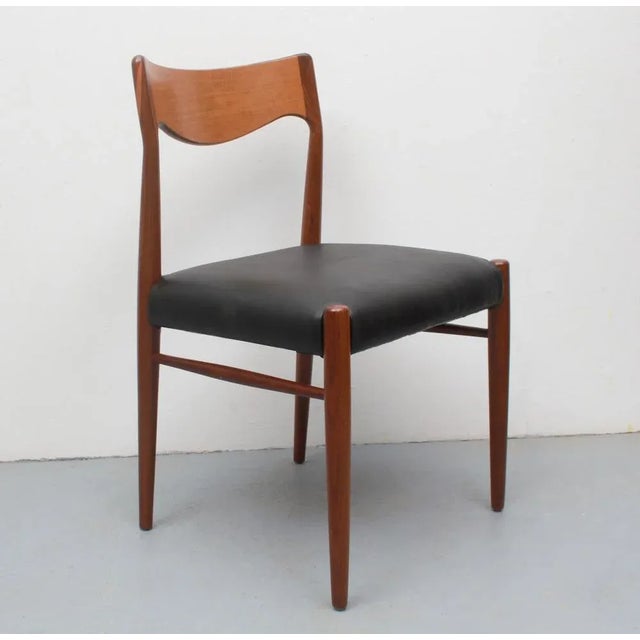 Chair in Teak and Leather, 1965 For Sale - Image 12 of 12