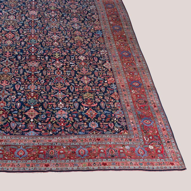 Antique Middle Eastern Mashad Rug, 1890s For Sale - Image 6 of 9