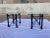 1980s Modern Wrought Iron Rectangular Base Beveled Glass Top Side Tables - a Pair For Sale - Image 13 of 13