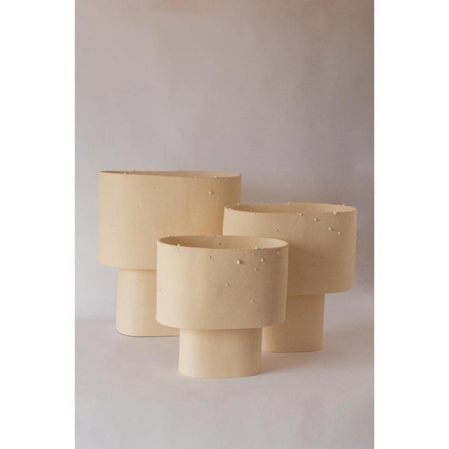 Large Table Lamp in Stoneware with Drops Effect Glaze by Lucas Huillet For Sale - Image 18 of 18