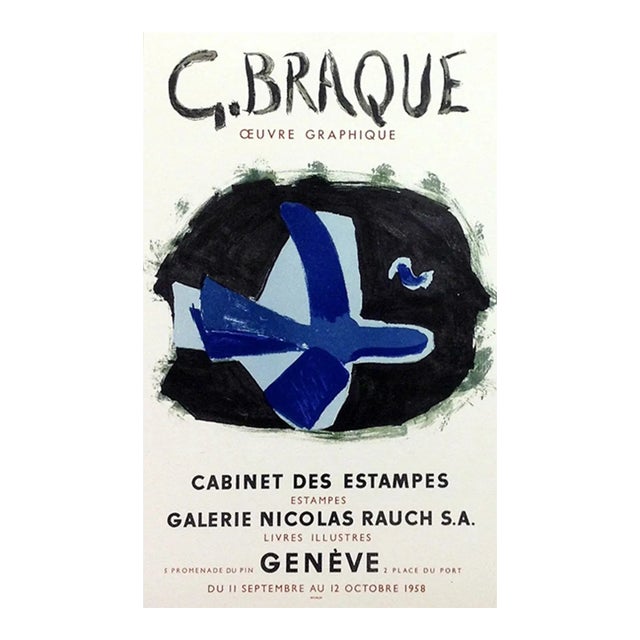 1959 Braque Lithograph 11 Oeuvre Graphique For Sale