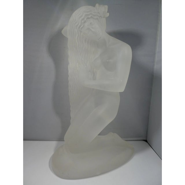 Plastic Art Deco Inspired Lucite Nude For Sale - Image 7 of 7