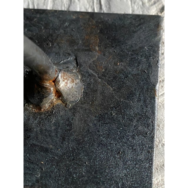 Metal Industrial Postmodern Tabletop Sculptures, Set of 3 For Sale - Image 7 of 9