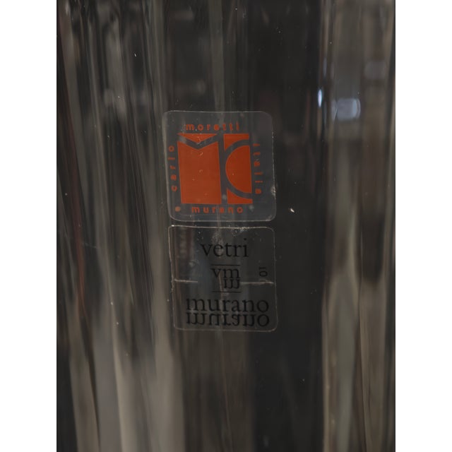 Sculptural Murano Glass Vase by Carlo Moretti, 1980s For Sale - Image 17 of 18