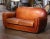 Early 20th Century French Art-Deco Brown Leather Two-Seat Club Sofa For Sale In Dallas - Image 6 of 11