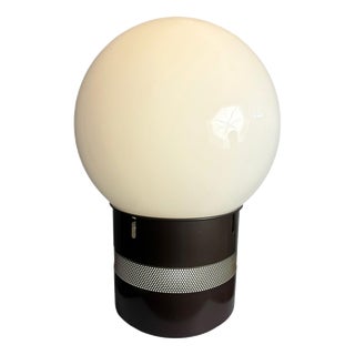 Mezzo Oracle Table Lamp in Brass, Metal, and Glass by Gae Aulenti for Artemide, Italy, 1969 For Sale