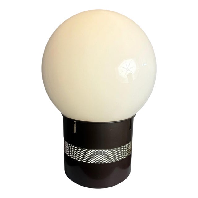 Mezzo Oracle Table Lamp in Brass, Metal, and Glass by Gae Aulenti for Artemide, Italy, 1969 For Sale