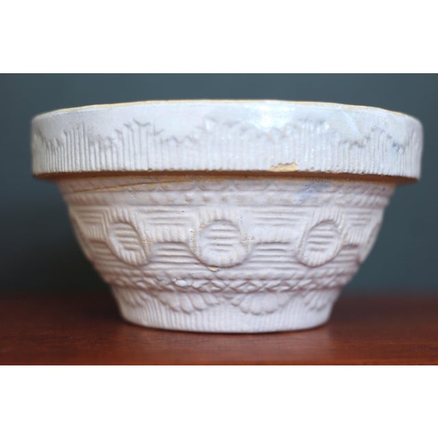 Mid-Century Modern Wedding Ring Salt Glaze Stoneware Small Bowl For Sale - Image 3 of 5
