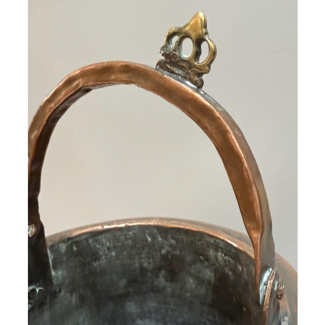 Copper 19th-Century Tibetan Copper and Brass Ritual Vessel For Sale - Image 8 of 12