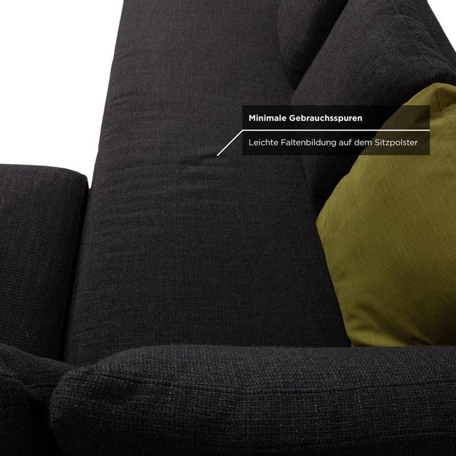 Gray Grey Fabric Corner Sofa from La Nuova Casa For Sale - Image 8 of 15