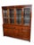 Vintage Cherry Finished Rosewood Chinese Carved China Cabinet With Bird and Floral Motifs For Sale - Image 13 of 13