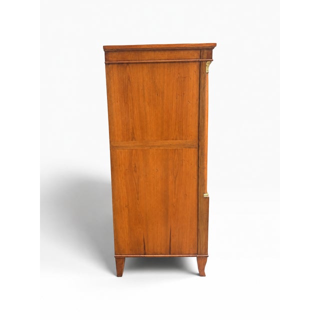Vintage Baker Furniture Neoclassical Gentleman’s Chest With Tambour Doors For Sale - Image 10 of 17