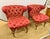 Pair of Chinoiserie Tufted Red Barrel Back Slipper Chairs For Sale In New York - Image 6 of 11