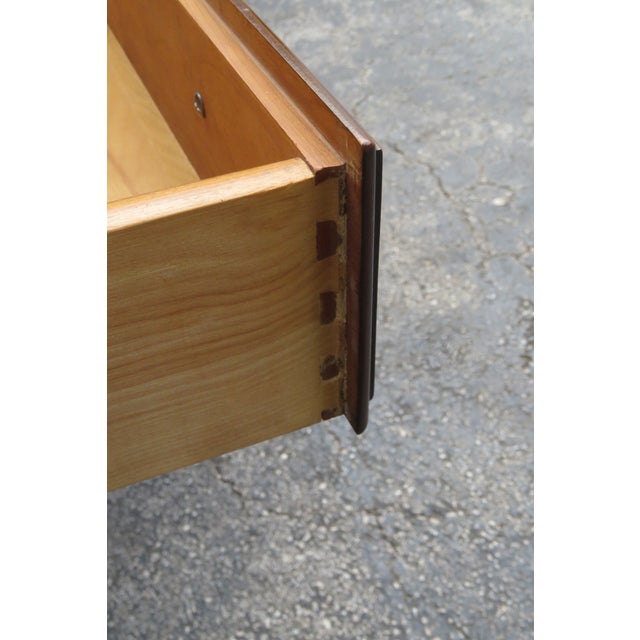 Late 20th Century Ethan Allen Large Nightstands End Side Bedside Tables a Pair 5784 For Sale - Image 5 of 12