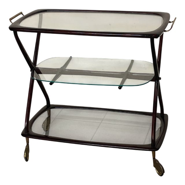Food Trolley by Cesare Lacca, 1950s For Sale