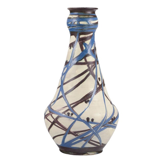 Large Floor Vase in Ceramic from Kähler, Denmark, 1930s For Sale