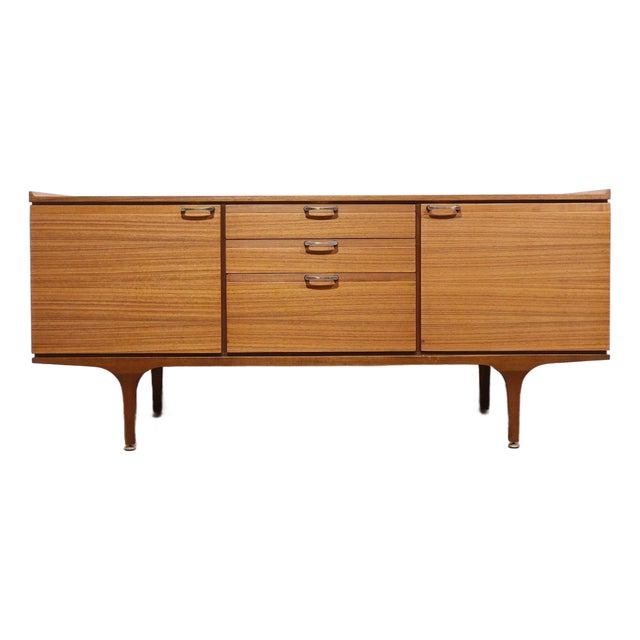 Mid Century Modern Vintage Teak Sideboard Credenza by Meredew For Sale