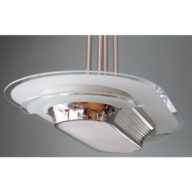 Art Deco Pendant Lamp by Henri Petitot for Atelier Petitot, 1930s For Sale - Image 6 of 18