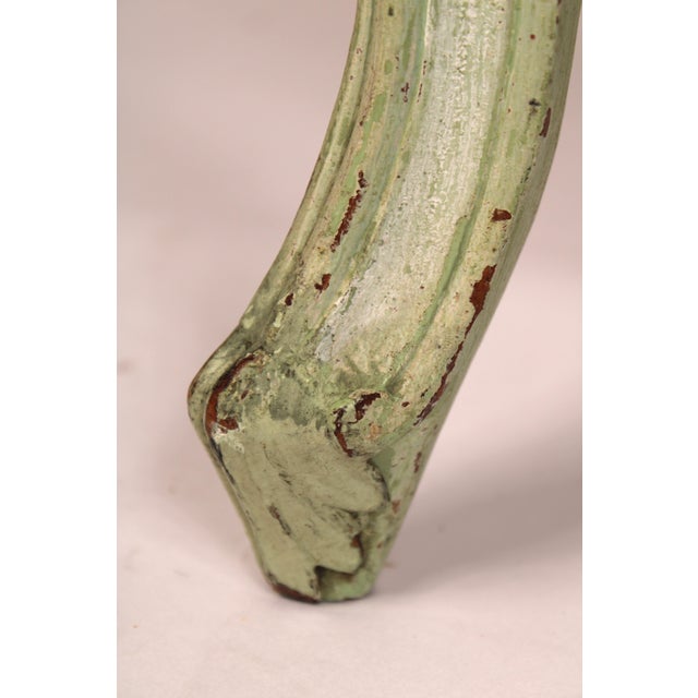 Pair of Antique Painted Louis XV Style Armchairs For Sale - Image 14 of 14