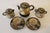 Beautifully detailed hand painted 5 Piece Sozan Tea Service including tea pot, sugar and creamer jars, and pair of cups...