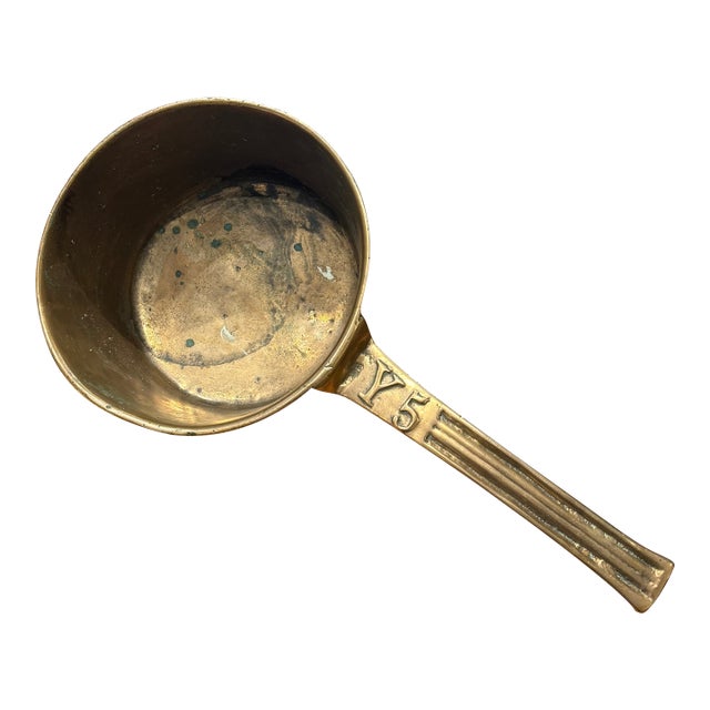 Antique 17th Century English Bronze Tripod Skillet / Apothecary Pan For Sale