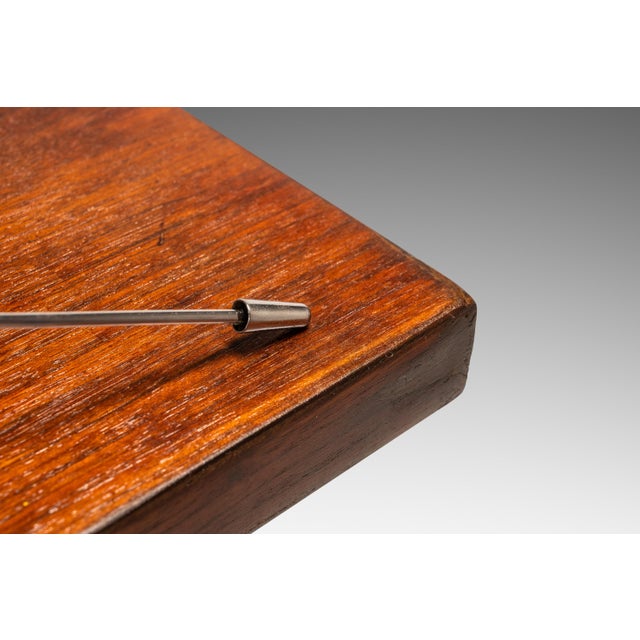Wood Rare Restored Substantial Mid-Century Modern Executive Desk in Walnut by Edward Wormley for Dunbar, Usa, C. 1950s For Sale - Image 7 of 18