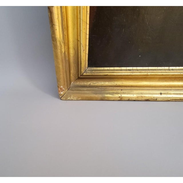 Wood Original Mid 19th C American Portrait of John Mark Rutherford (1813–1852) For Sale - Image 7 of 8