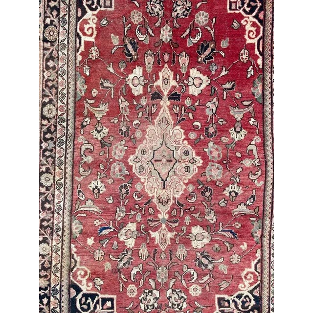 Large Mid-Century Mahal Rug For Sale - Image 3 of 18