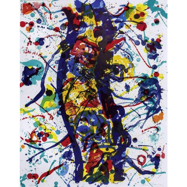 Sam Francis, Untitled, Original Lithograph, 1986 For Sale