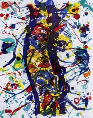 Sam Francis, Untitled, Original Lithograph, 1986