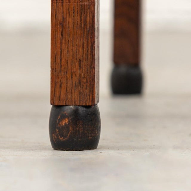 Brown Dutch Art Deco Side Table 1920s For Sale - Image 8 of 16