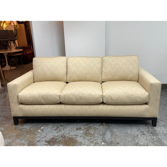 Design Plus Gallery presents the Three Seat Transitional Sofa by Christian Liaigre for Holly Hunt. French designer...