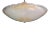 Murano Gold and Transparent Ceiling Light, 1970 For Sale