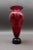 Mid-Century Modern Mid 20th Century Steven Correia Signed 1988 Red Cameo Art Glass Limited Edition Vase For Sale - Image 3 of 7