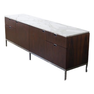 Florence Knoll Rosewood Credenza For Sale