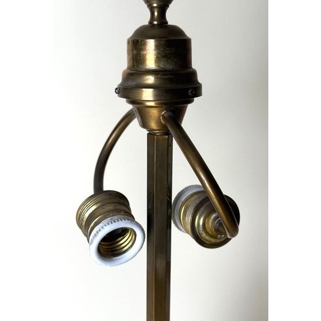 Porcelain and Brass Table Lamp from Rosenthal, Germany, 1920s For Sale - Image 17 of 18