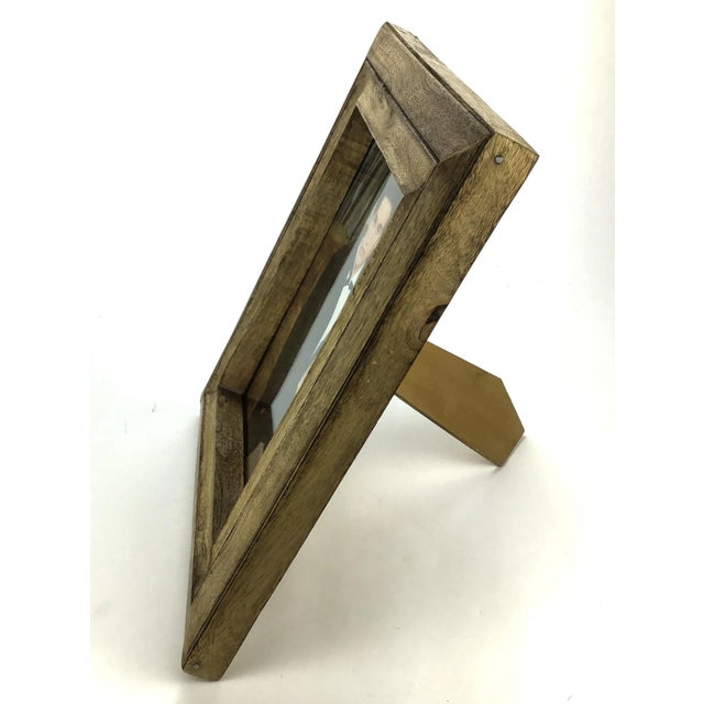 Rustic Heavy Vintage Wood Photo Frame 8 X 10 For Sale - Image 3 of 11