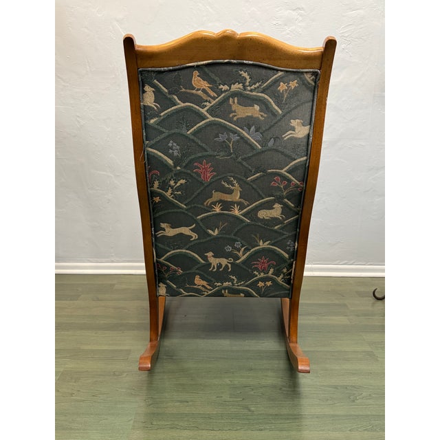 Traditional Vintage Rocking Chair For Sale - Image 3 of 11