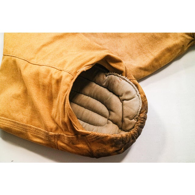 1920s Amazing Game Played Antique Canvas Youth Football Pants Sports Team Memorabilia Man Cave Decor For Sale - Image 5 of 14