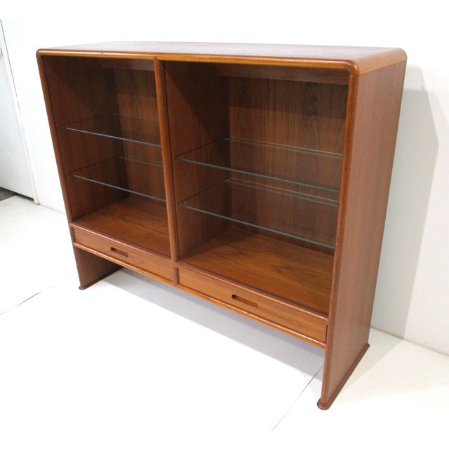Dyrlund Teak Bookcase by Johannes Andersen for Dyrlund Denmark For Sale - Image 4 of 15