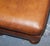 Animal Skin Tan Leather Cordoba Ottoman by John Lewis for Tetrad For Sale - Image 7 of 9