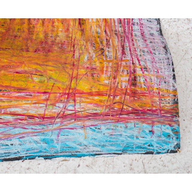 Paper Domenick Capobianco Abstract Composition Pastel For Sale - Image 7 of 9