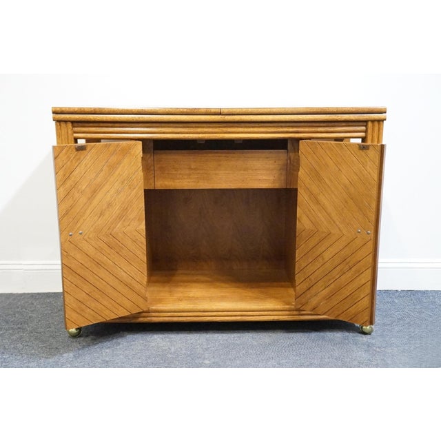 Thomasville Furniture Sundance Collection Contemporary Mediterranean 84" Flip-Top Server Buffet 42821-510 For Sale - Image 9 of 16