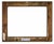 Elegant Italian rectangular frame crafted in solid wood and veneered in richly figured walnut, characterized by a broad...