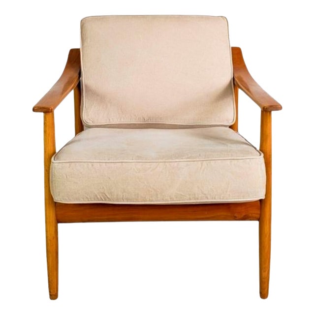 Vintage Lounge Chair in Teak from Walter Knoll For Sale