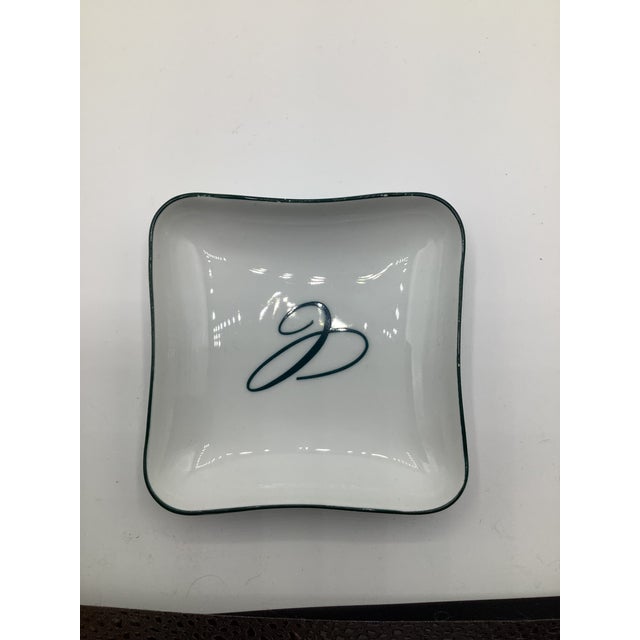 Late 20th Century Vintage Claridge’s Hotel London C Insignia Porcelain Ashtray Pin Dish Pillivuyt France For Sale - Image 5 of 6