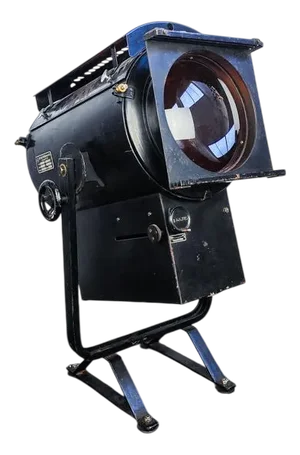 Large Bauhaus Leipzig W35 Floor Standing Film Spotlight by Körting & Mathiesen for Kandem Leuchten, 1920s