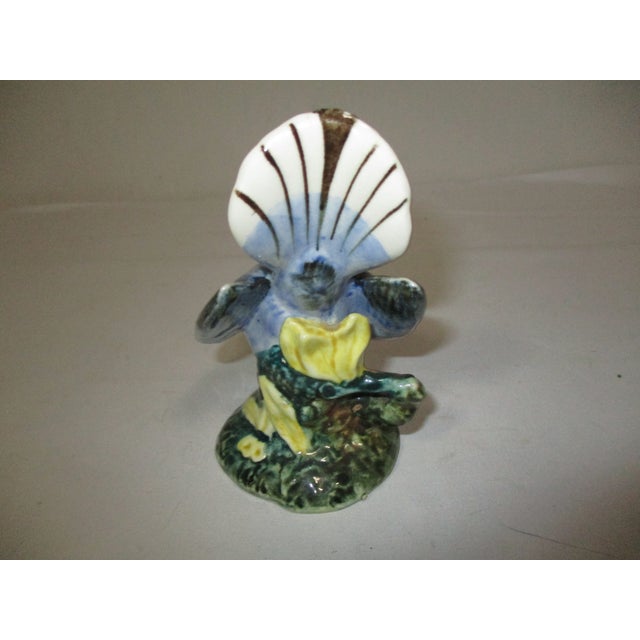Ceramic Stangle Pottery Blue Bird For Sale - Image 7 of 11