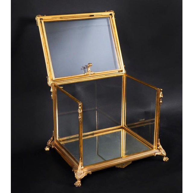Antique French Bacarrat Ormolu and Glass Liqueur Cabinet, 1800s, Set of 21 For Sale - Image 18 of 18