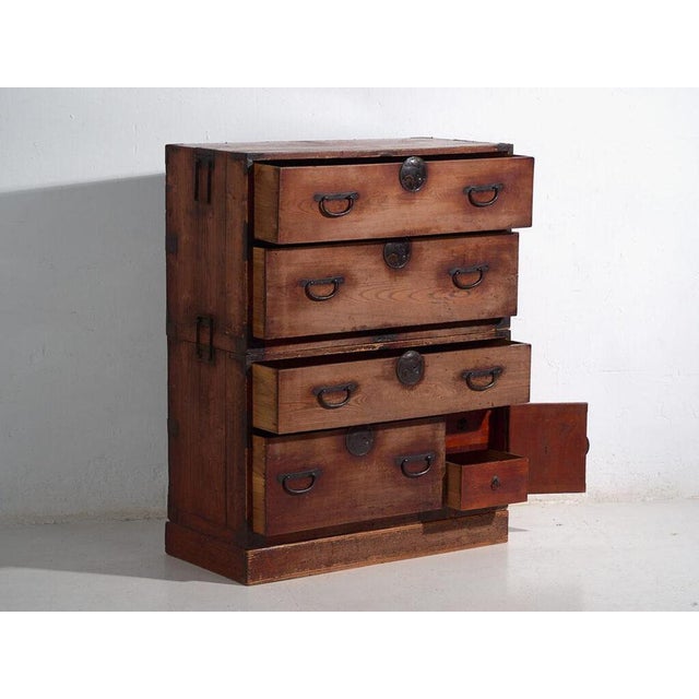 Japanese Tansu in Wood For Sale - Image 3 of 14
